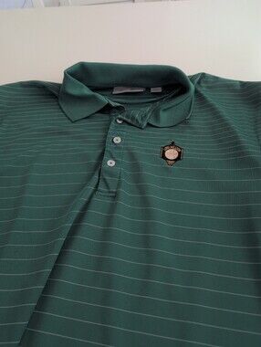 Ashworth Polo Shirt Men's X- Large Green  Long Meadow Golf Course Embroidered